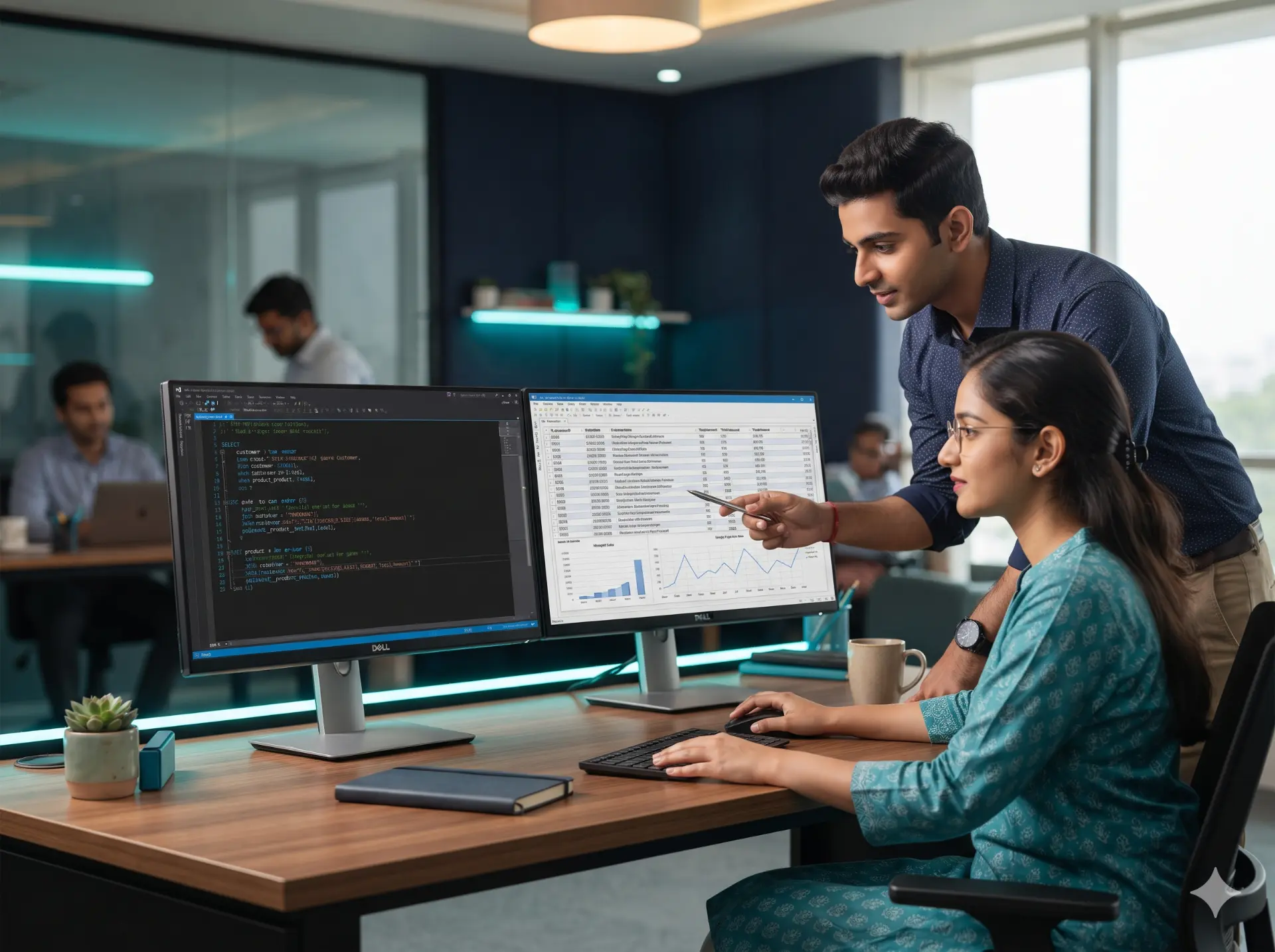 SQL & Data Analysis Internship illustration